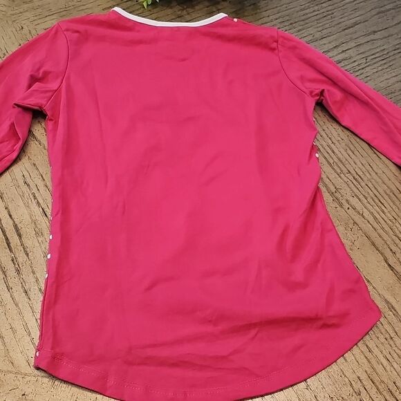 Disney Minnie Mouse Long Sleeve Pj Top Size M - Picture 8 of 9